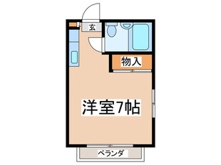 アム－ル玉川学園Ｂの物件間取画像